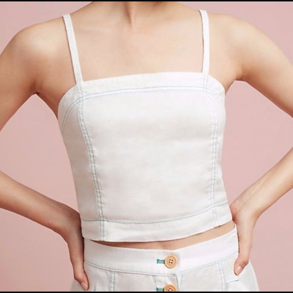 Anthropologie cropped top